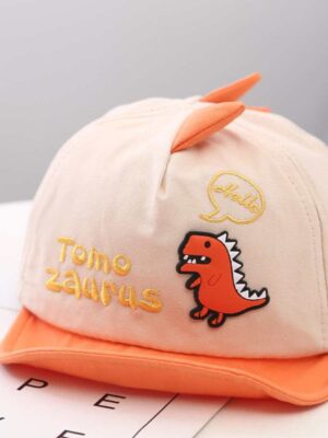 DinoSnuggle Cap - Orange