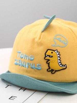 DinoSnuggle Cap - Yellow