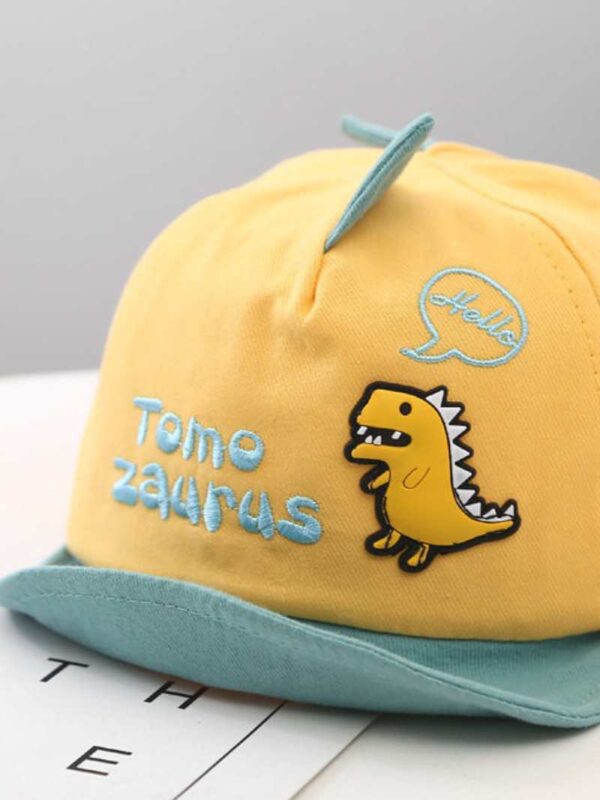 DinoSnuggle Cap - Yellow